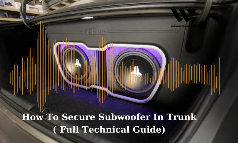 How To Secure Subwoofer In Trunk ( Full Technical Guide)