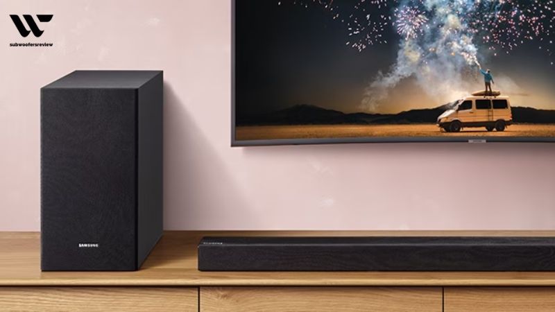 Can you connect a subwoofer to the soundbar?